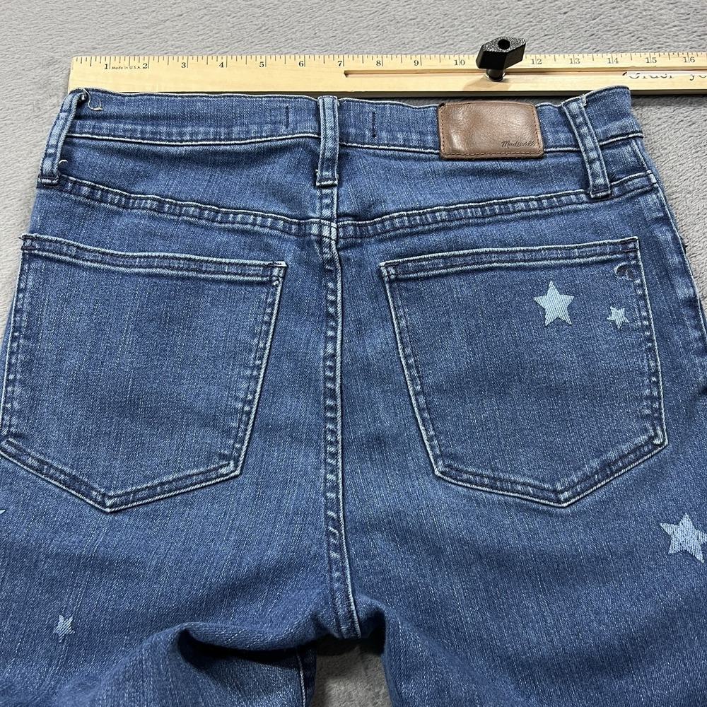 Madewell Jeans Womens 28 Blue Cali Demi Boot Kick Flare High Rise Stretch Denim - Picture 5 of 11